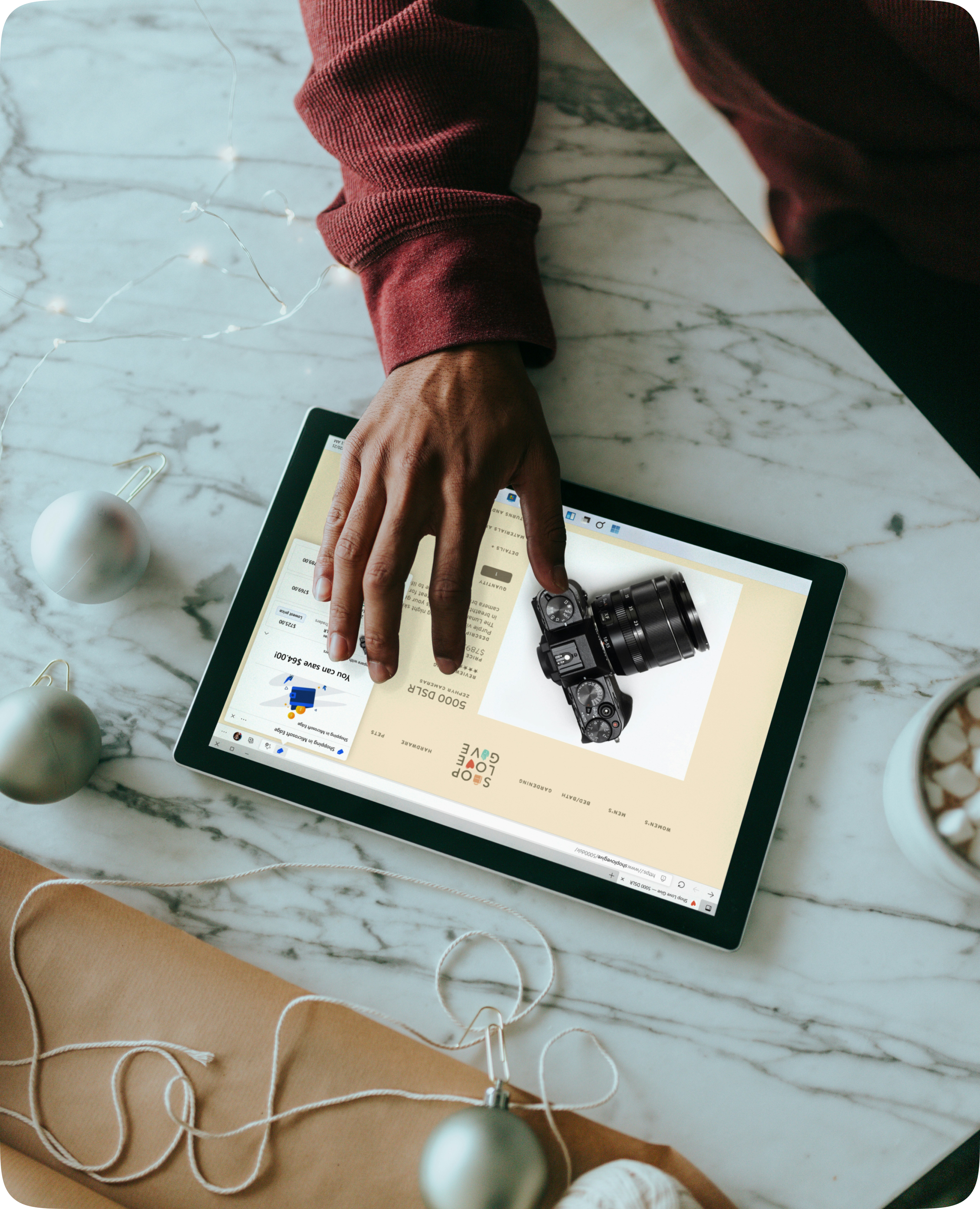Order tracking workspace